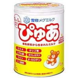 雪印メグミルク ぴゅあ(820g) 粉ミルク 缶(大) 安いランキング