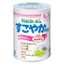 雪印ビーンスタークすこやかM1 大缶(800g)粉ミルク缶(大)のミルクパッケージ画像