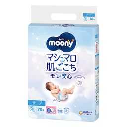 ムーニー テープ　Ｌ　４個入り 新品　最終に値下げ ムーニー テープ Sサイズ | オムツ1枚あたりの最安値