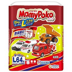 マミーポコ トミカ・プラレール パンツ L 安いランキング | オムツ1枚